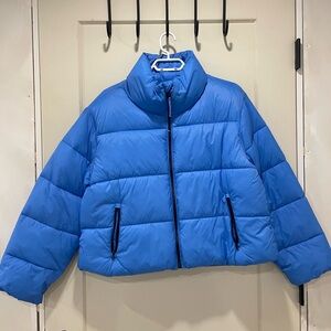 Old Navy Blue Puffer Jacket